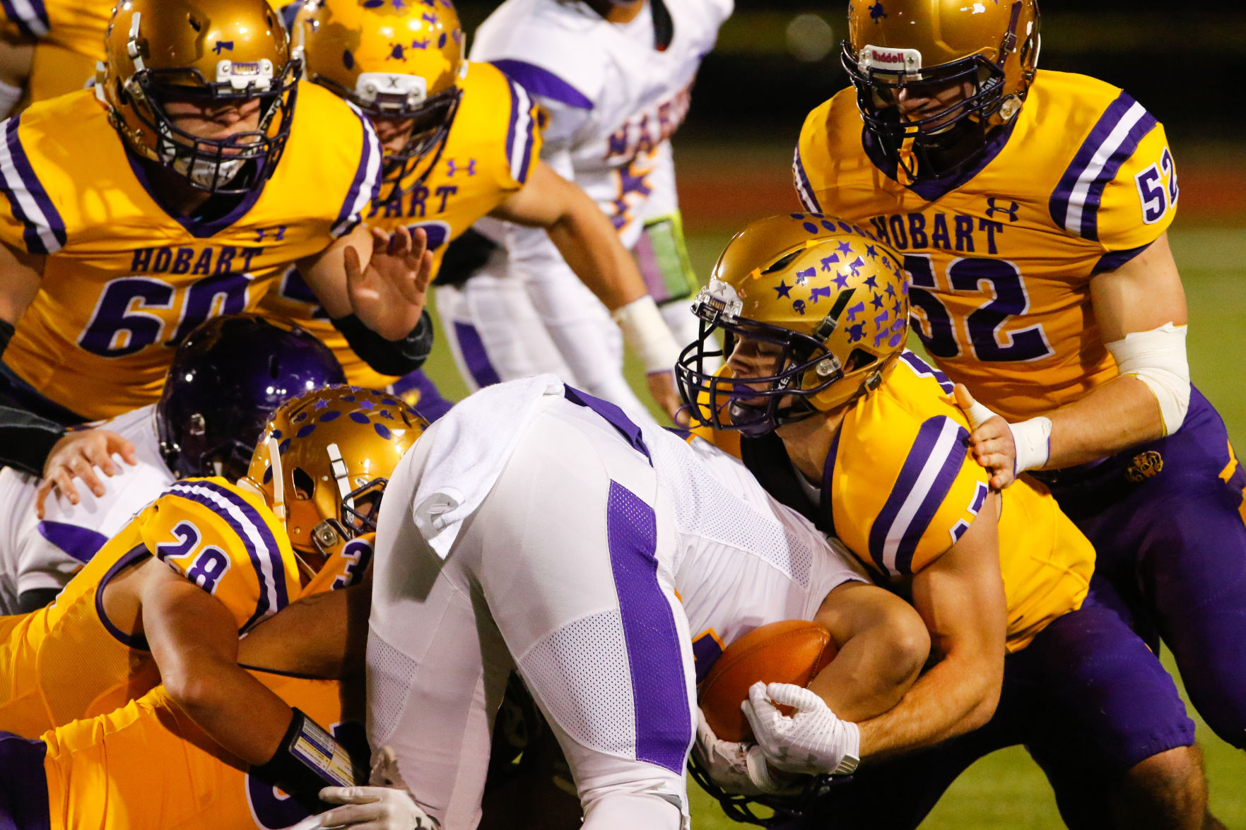 4A football semistate: Hobart vs. Marion